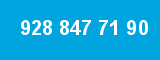 928 847 71 90 928 847 71 90